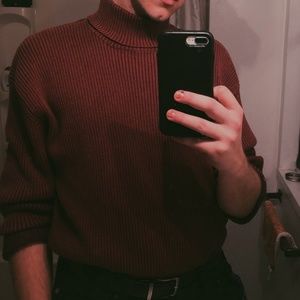 Men's Large Maroon Sweater
